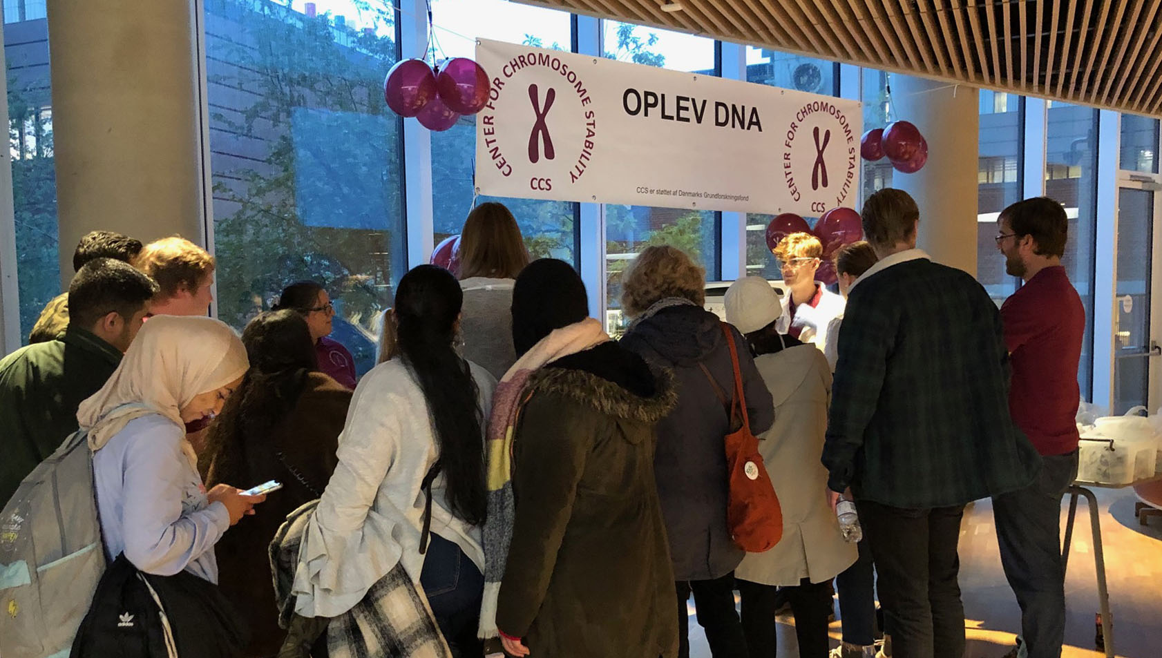 foto af Oplev DNA standen